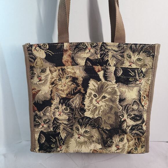 Tapestry Cat Tote Pet Design Cats Galore - Picture 4 of 16